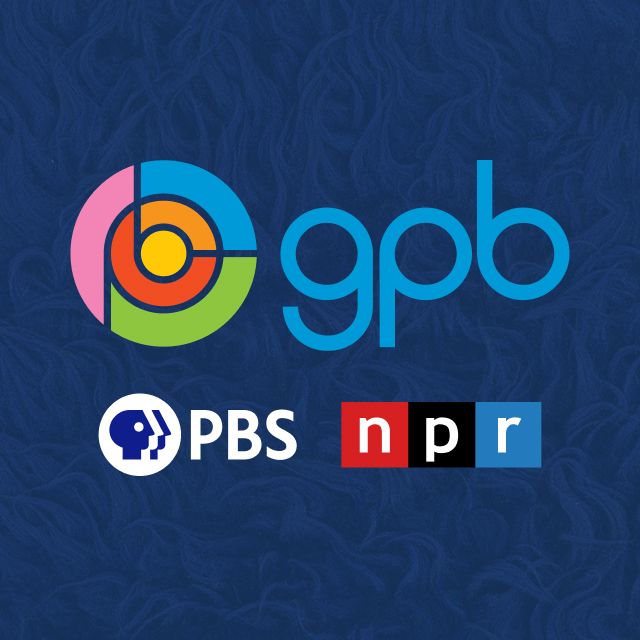 GPB logo. Also shows NPR and PBS logos.